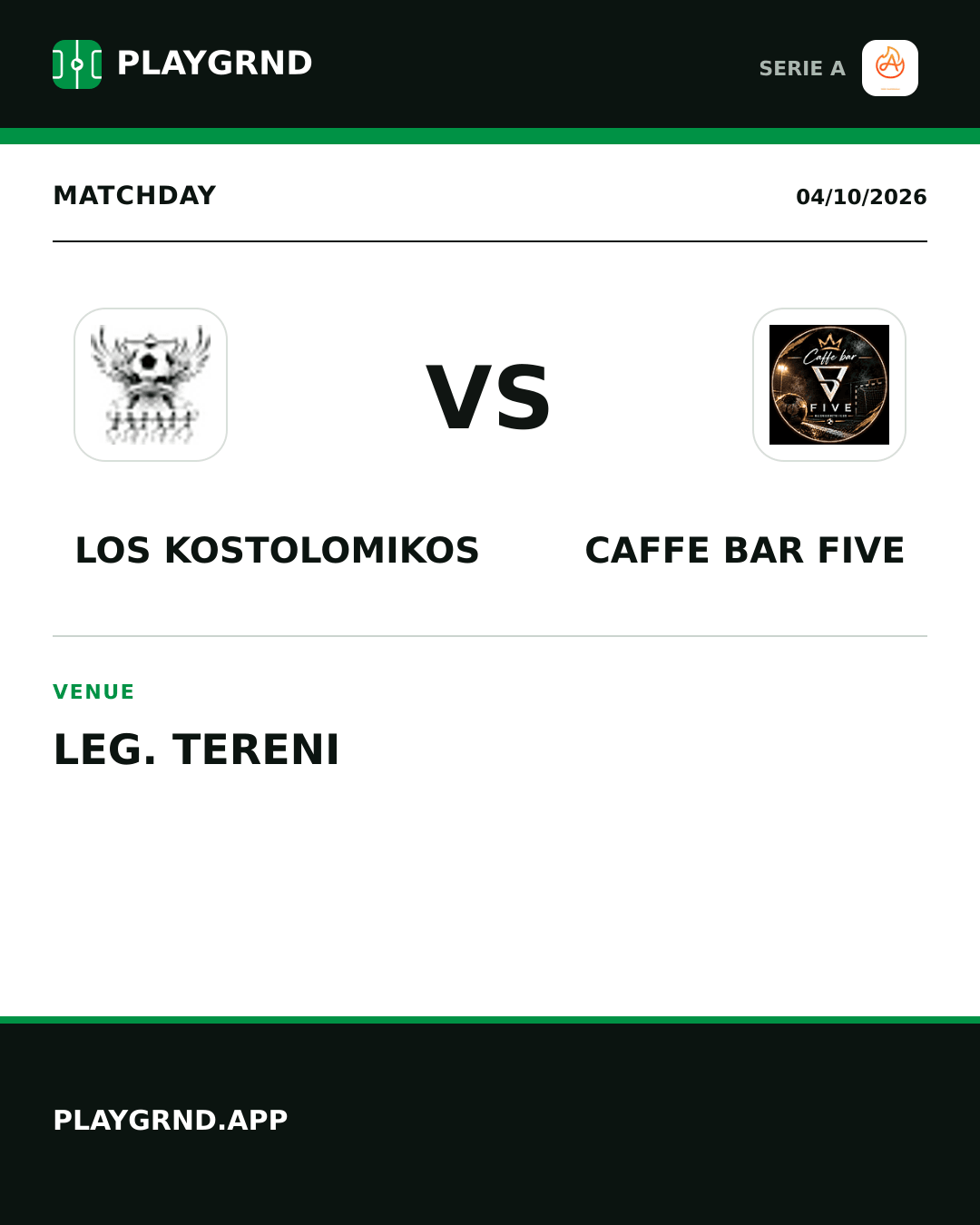 Instagram artwork: Los Kostolomikos vs Caffe Bar Five