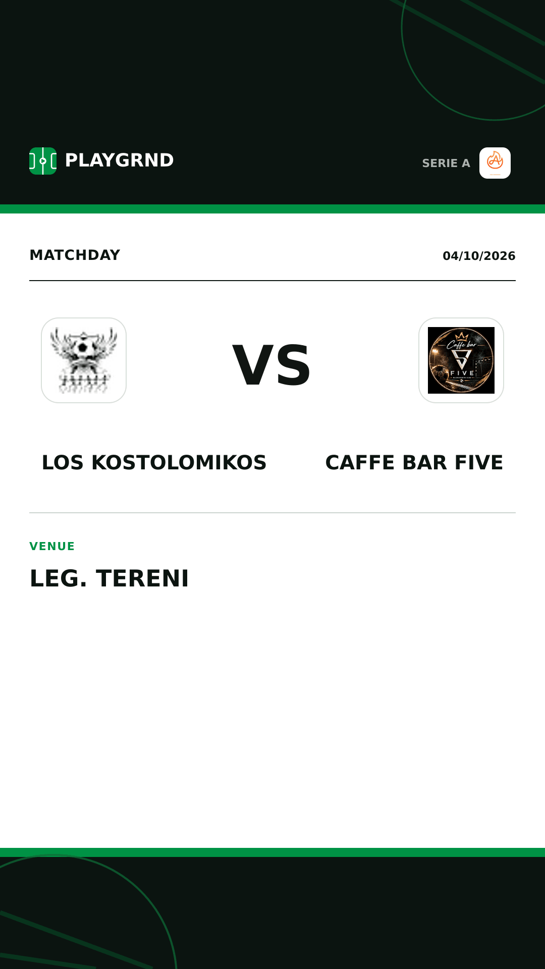 Instagram artwork: Los Kostolomikos vs Caffe Bar Five