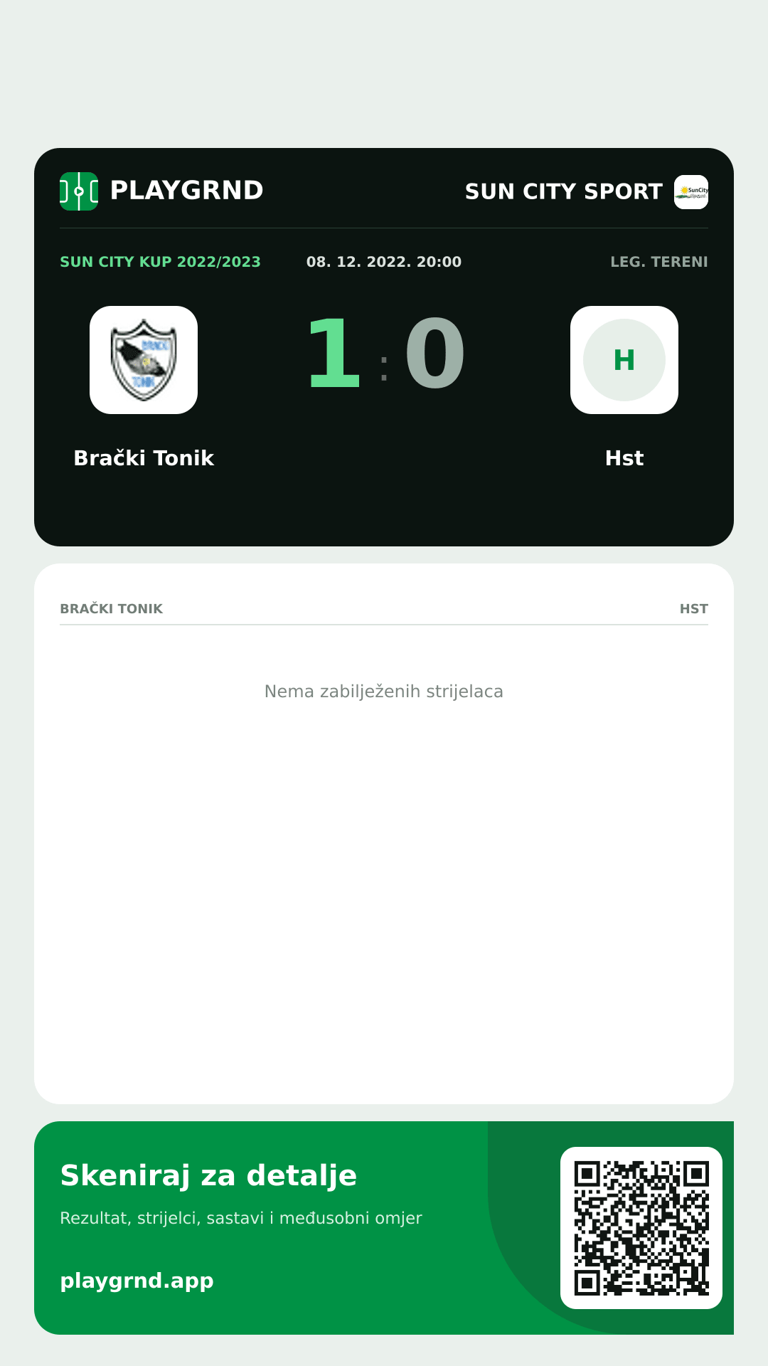 Story image: Brački Tonik 1:0 Hst