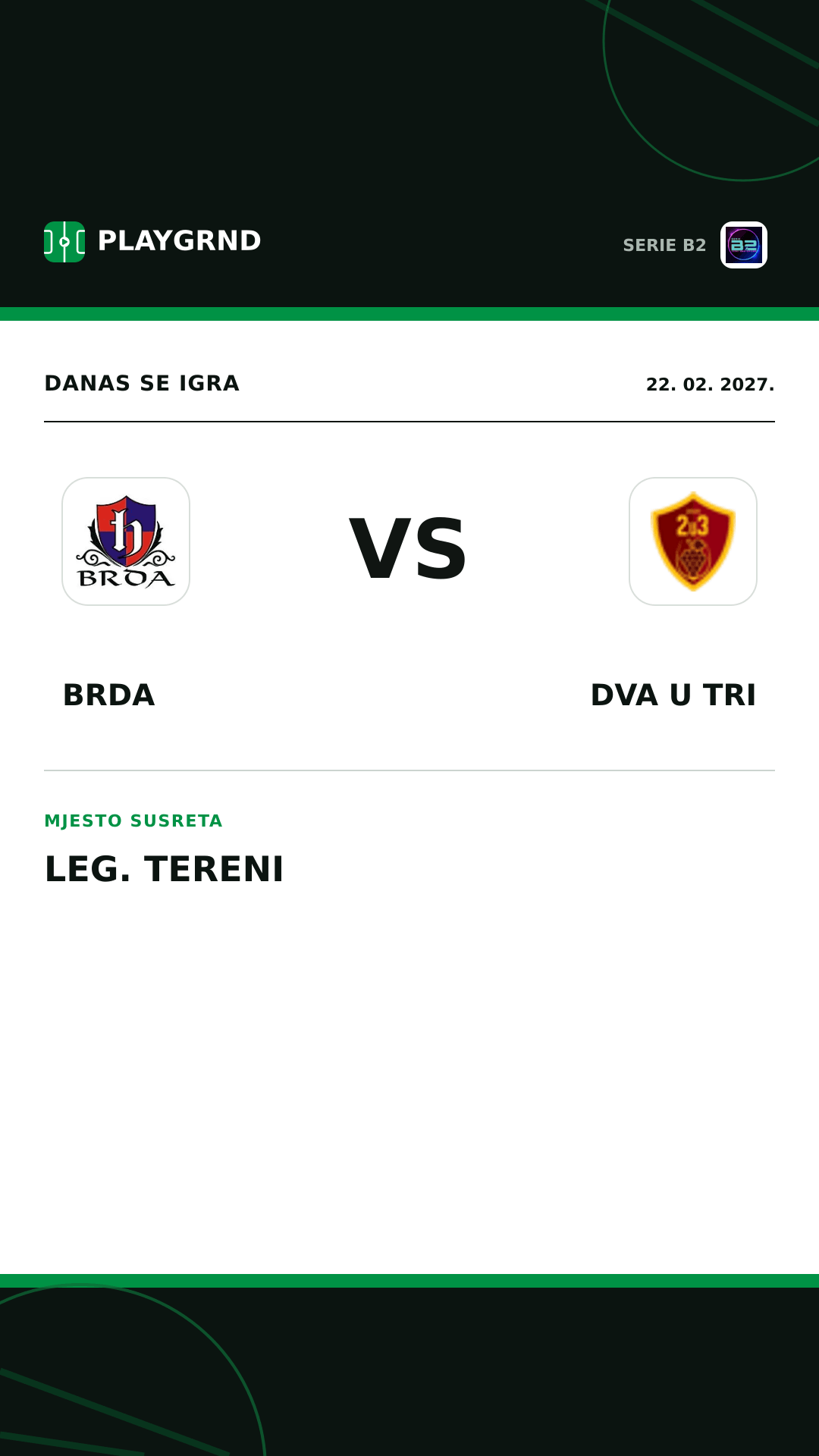 Instagram slika: Brda vs Dva U Tri