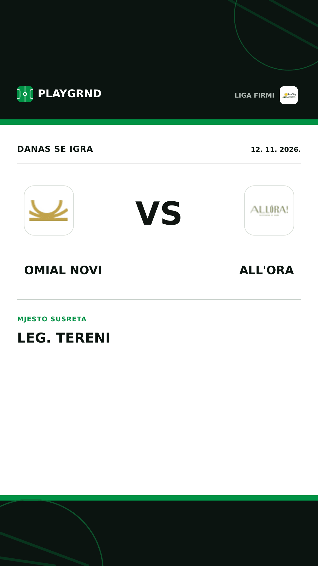 Instagram slika: Omial Novi vs All'Ora