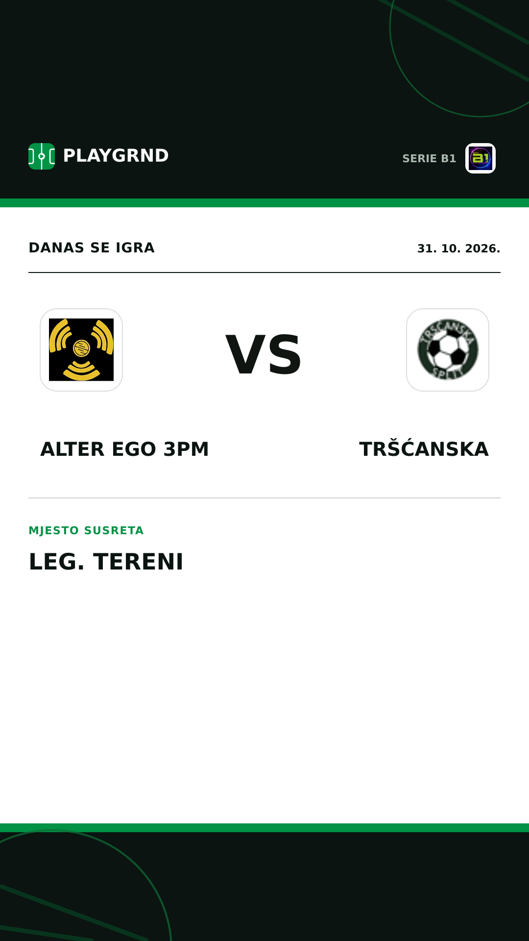 Instagram slika: Alter Ego 3PM vs Tršćanska