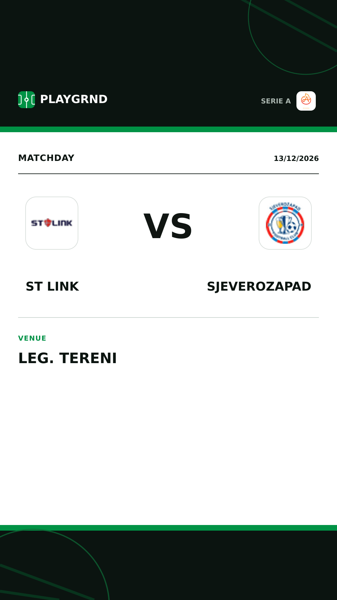 Instagram artwork: ST Link vs Sjeverozapad