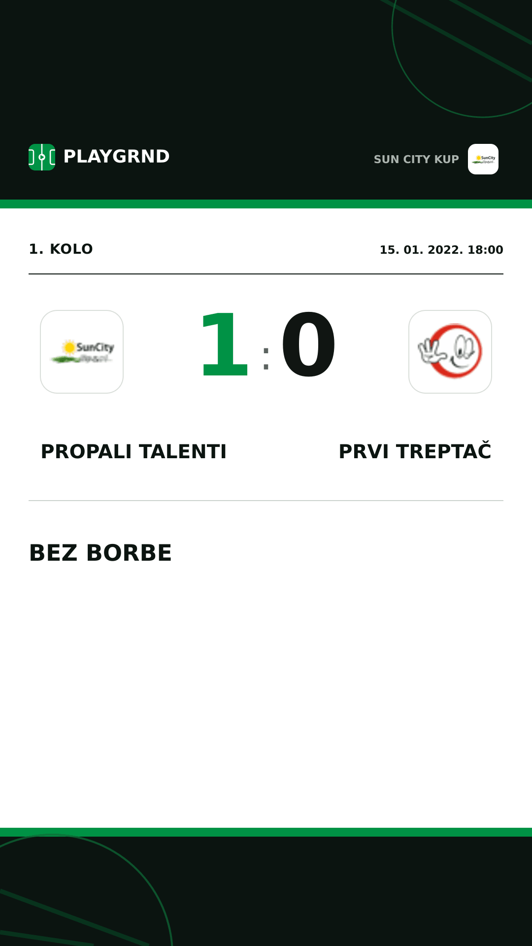 Instagram slika: Propali Talenti 1:0 Prvi Treptač