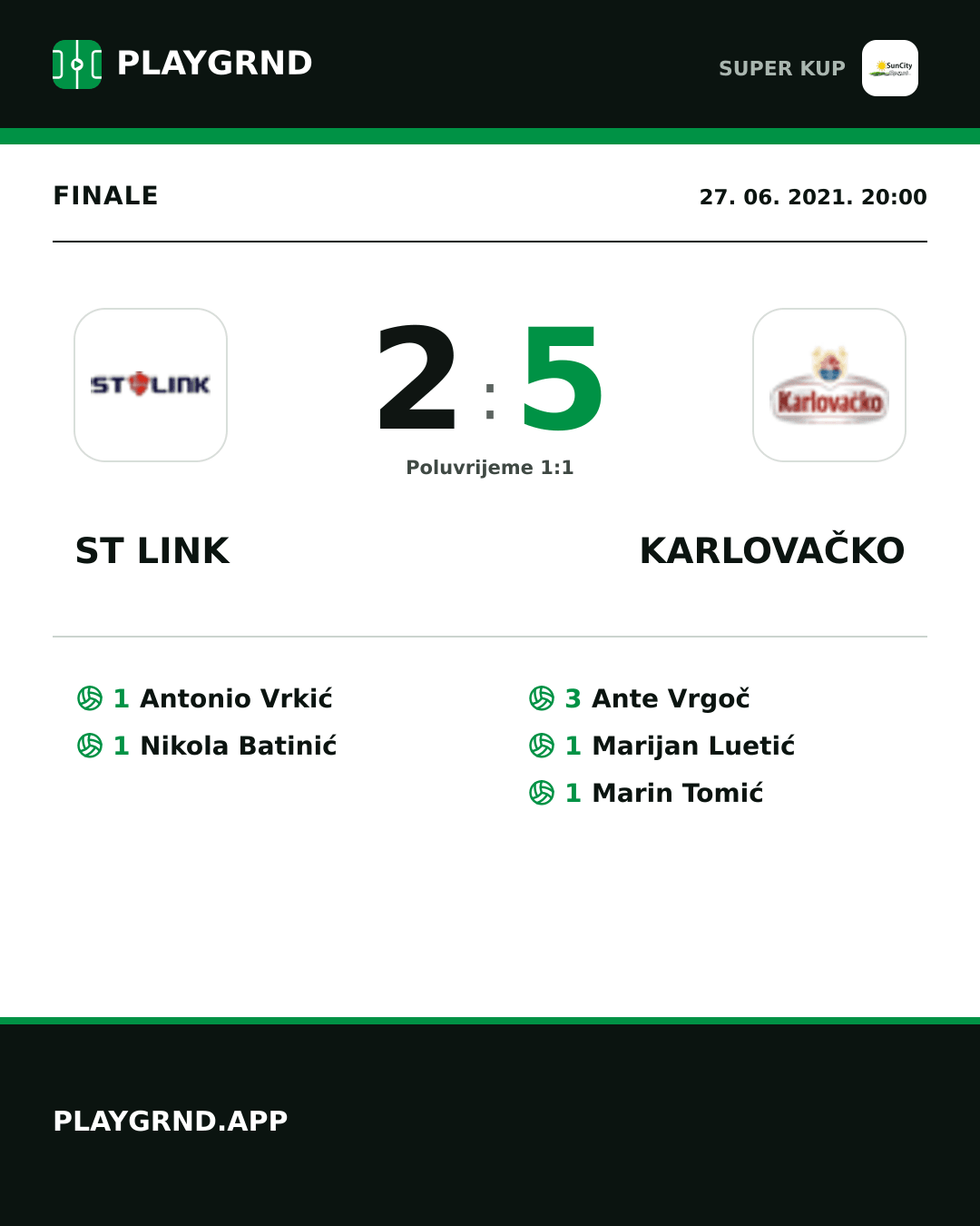 Instagram slika: ST Link 2:5 Karlovačko