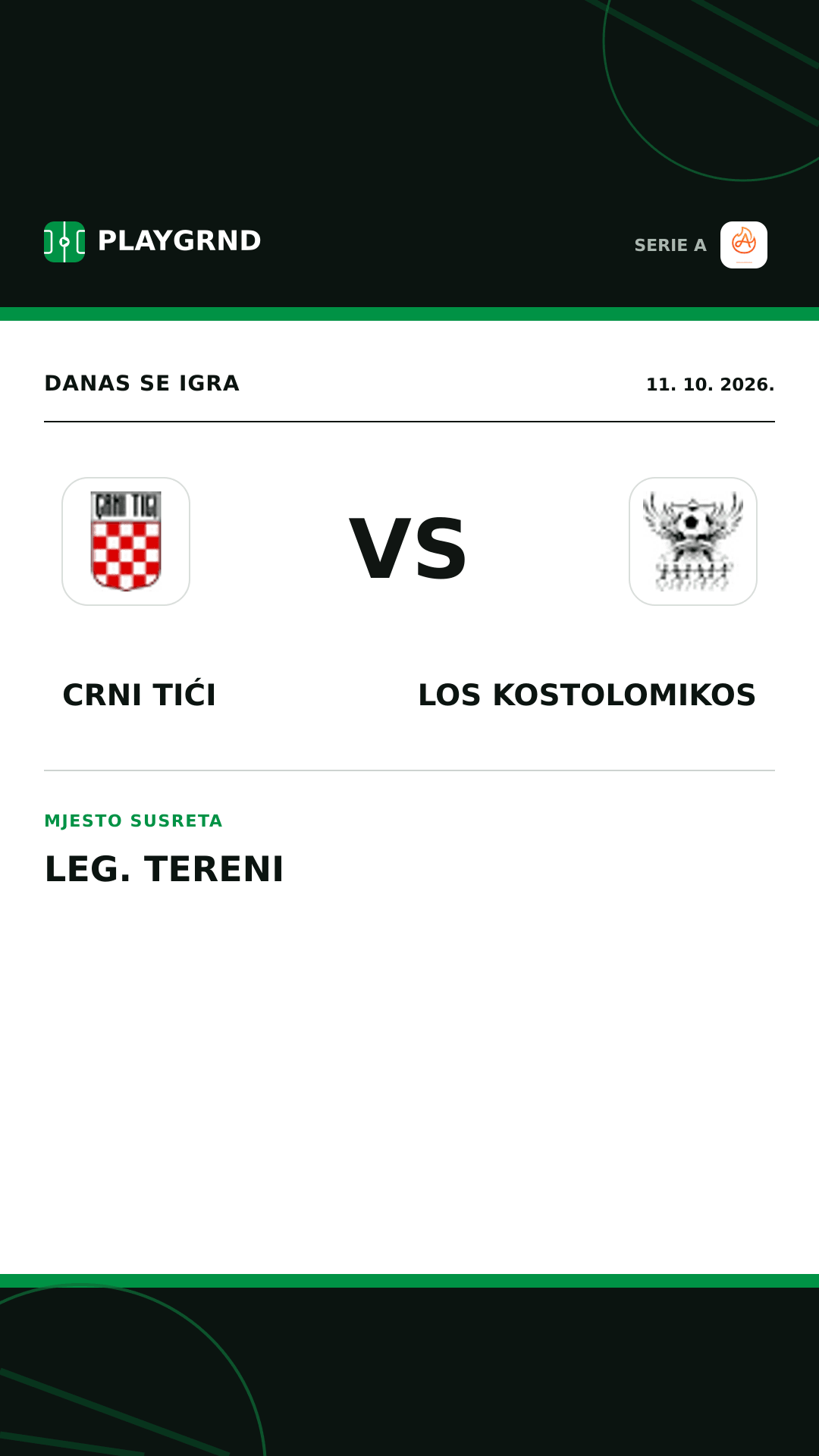 Instagram slika: Crni Tići vs Los Kostolomikos