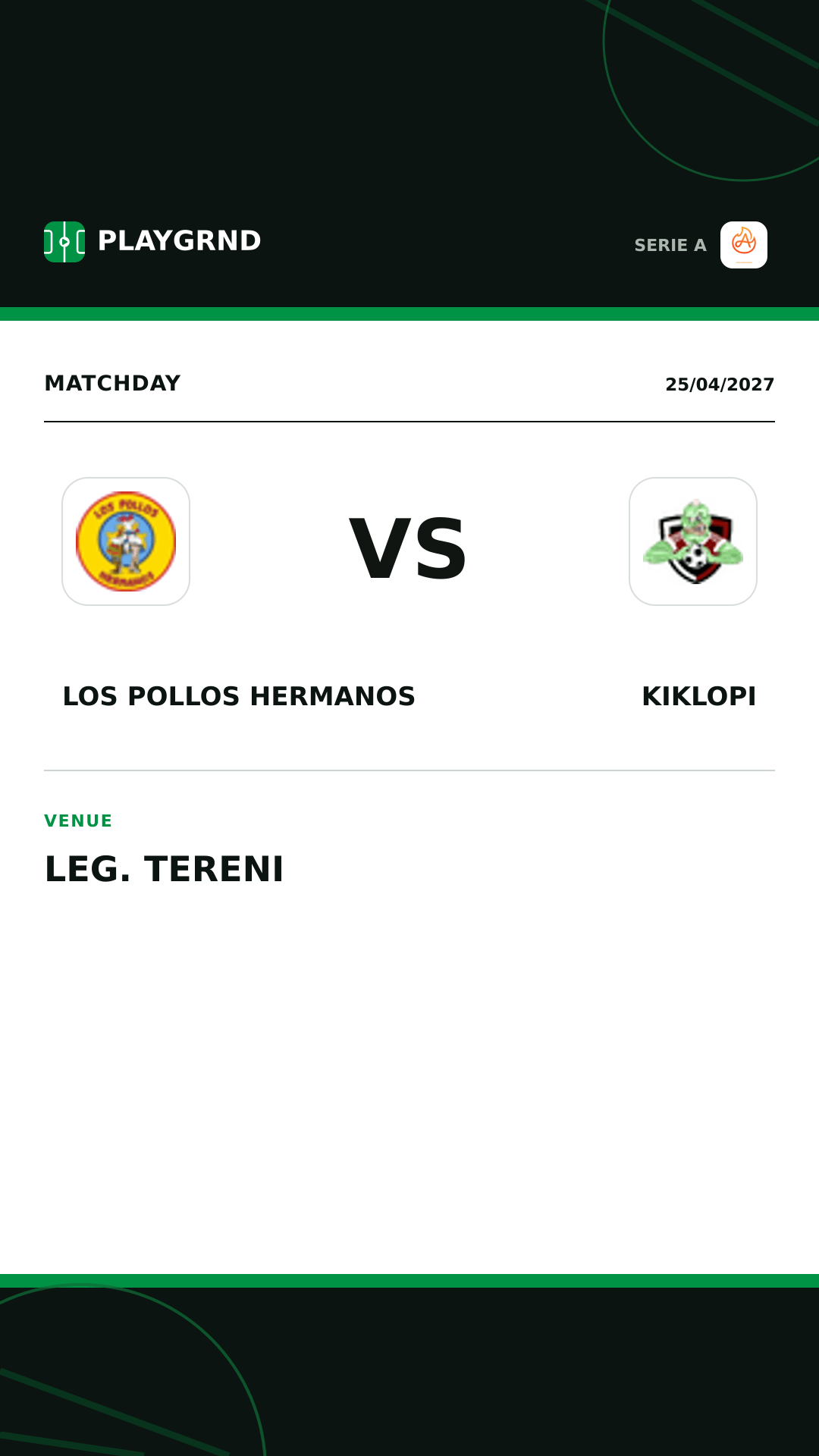 Instagram artwork: Los Pollos Hermanos vs Kiklopi