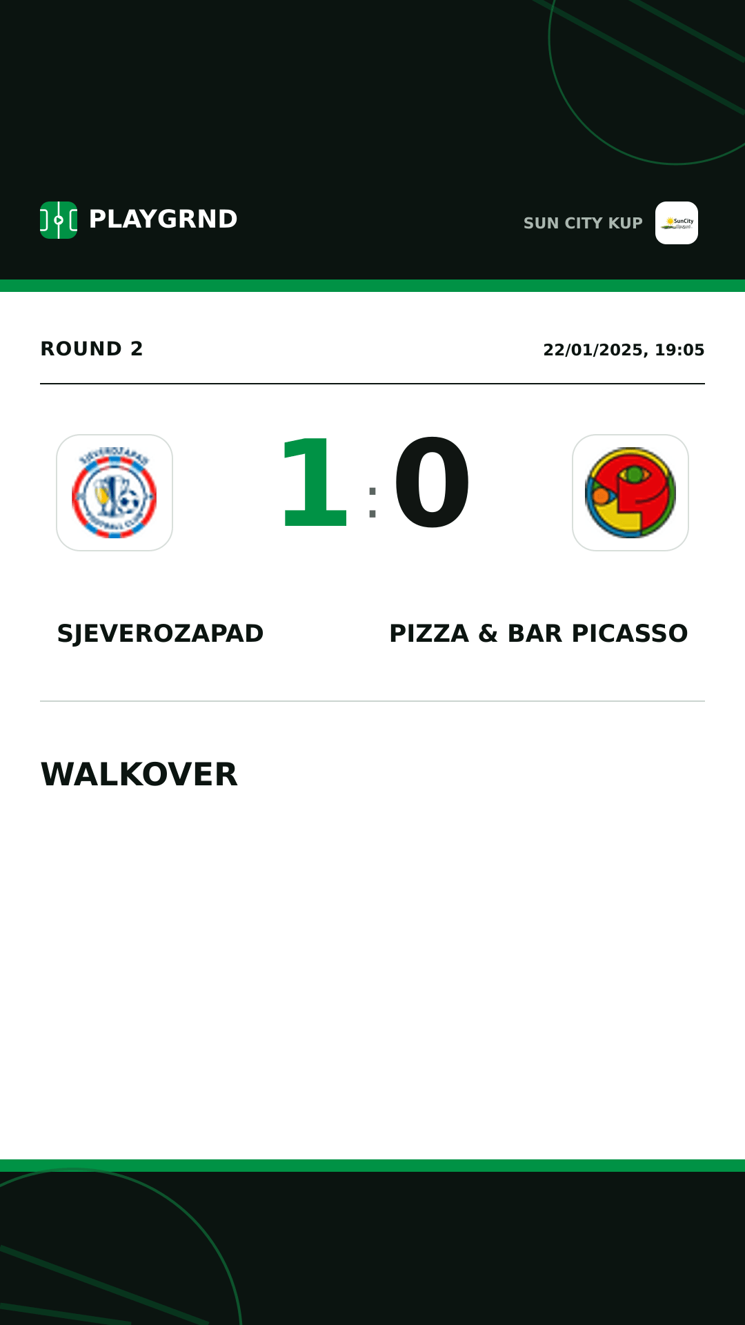 Instagram artwork: Sjeverozapad 1:0 Pizza & Bar Picasso