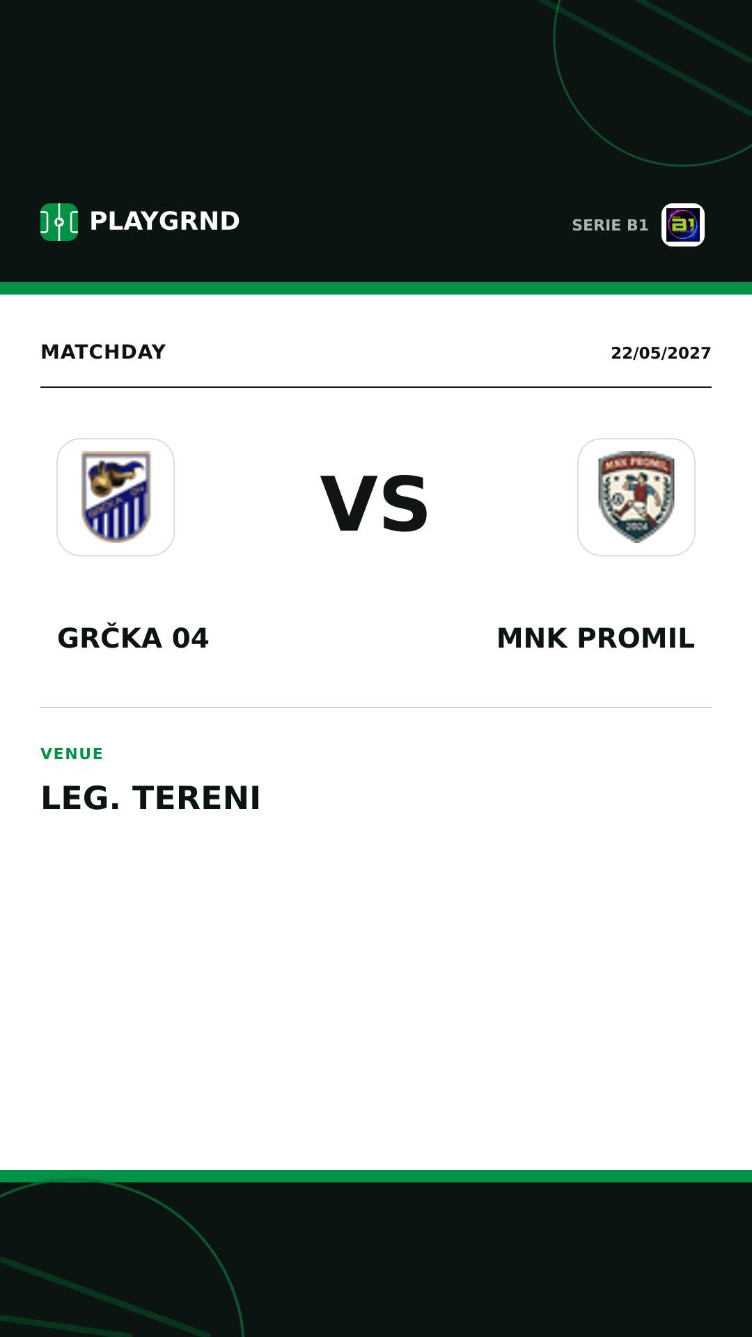 Instagram artwork: Grčka 04 vs Mnk Promil
