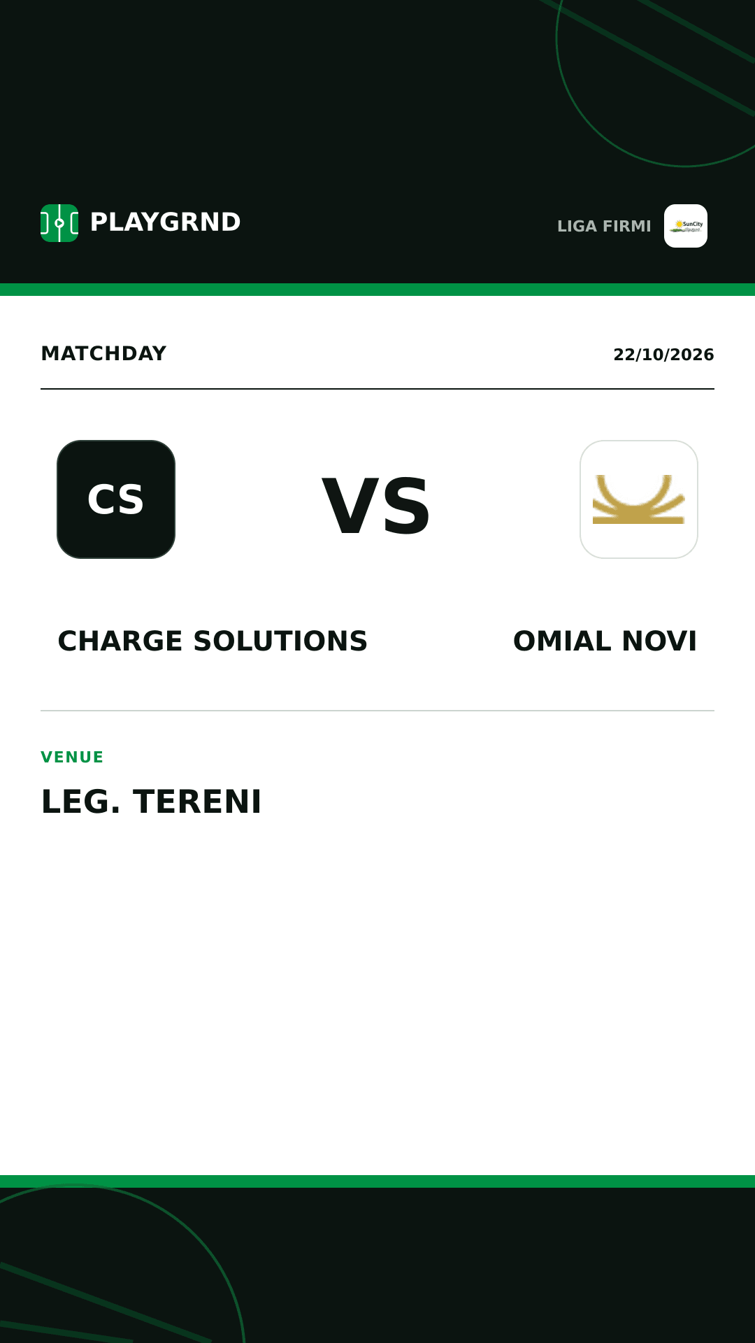 Instagram artwork: Charge Solutions vs Omial Novi