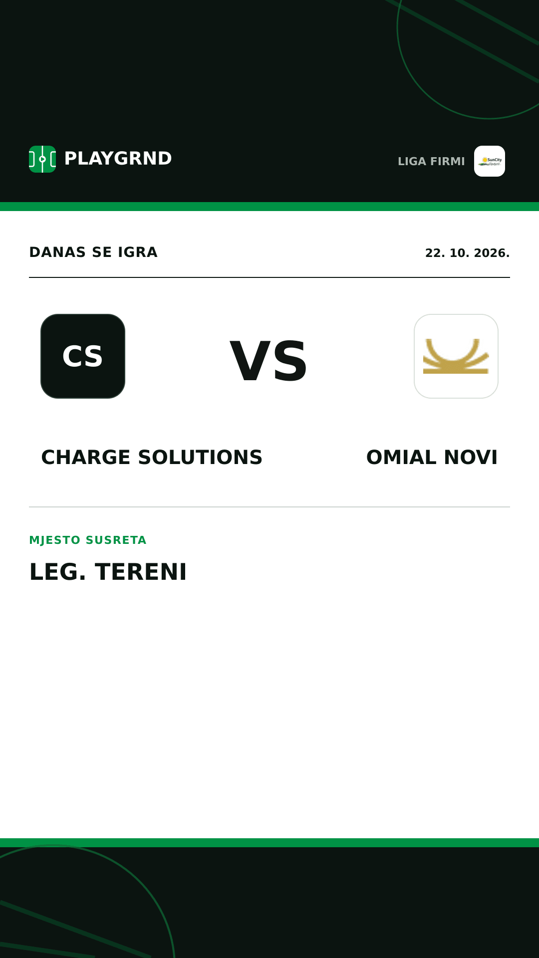 Instagram slika: Charge Solutions vs Omial Novi