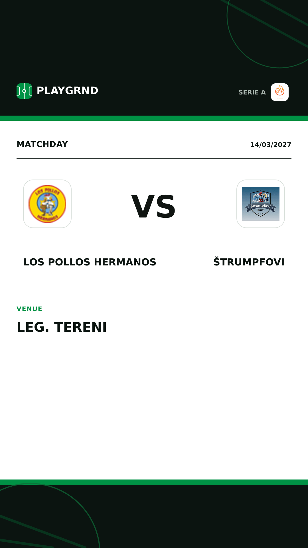 Instagram artwork: Los Pollos Hermanos vs Štrumpfovi
