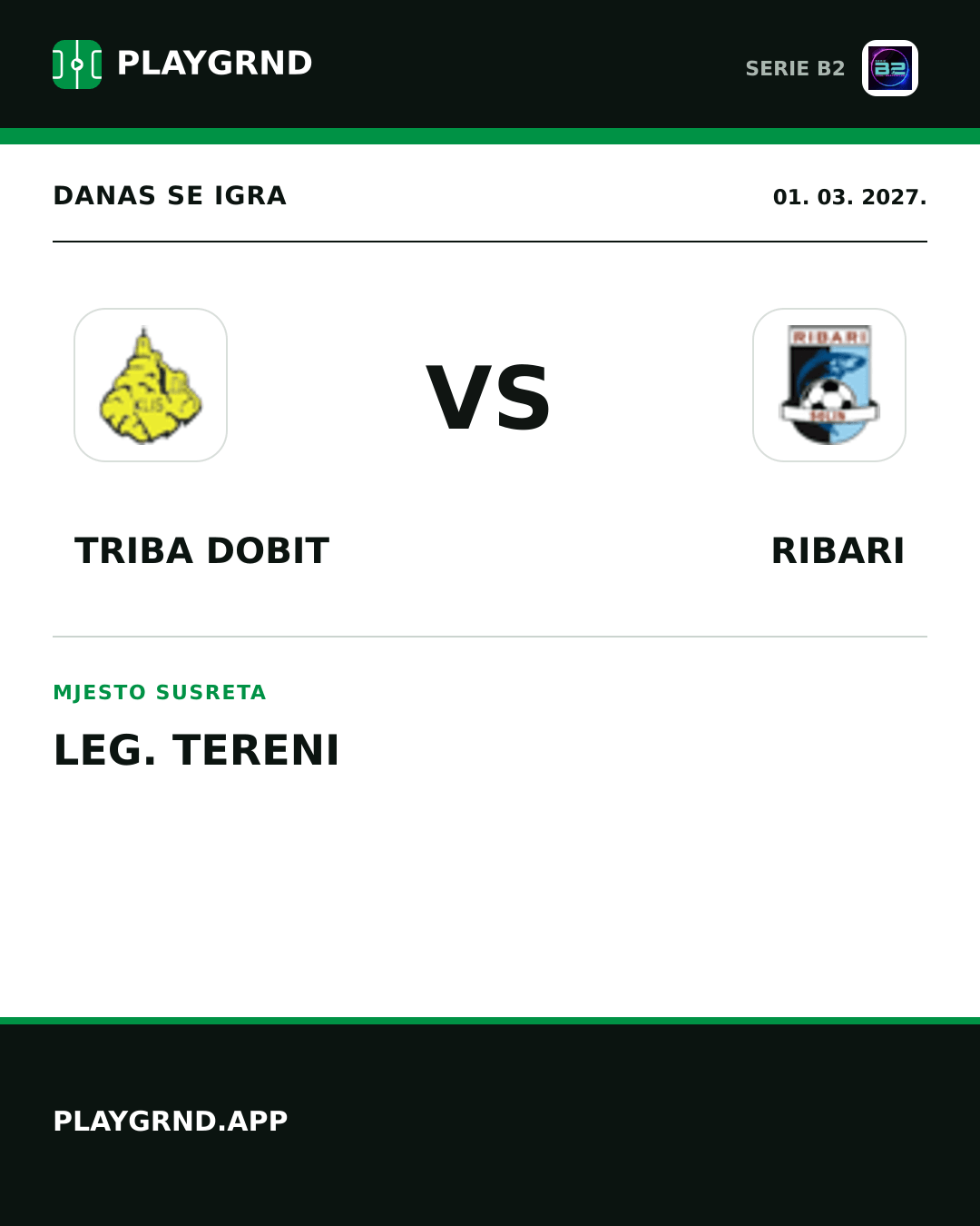 Instagram slika: Triba Dobit vs Ribari