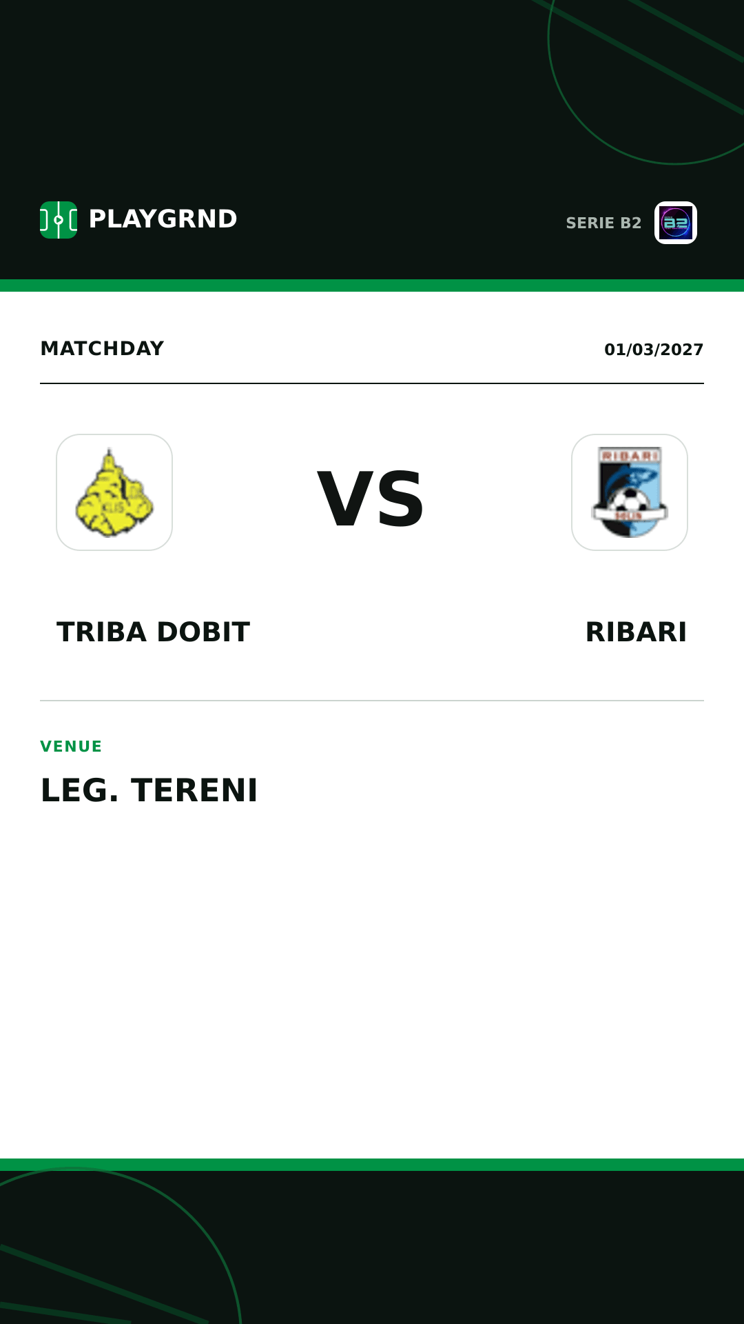 Instagram artwork: Triba Dobit vs Ribari