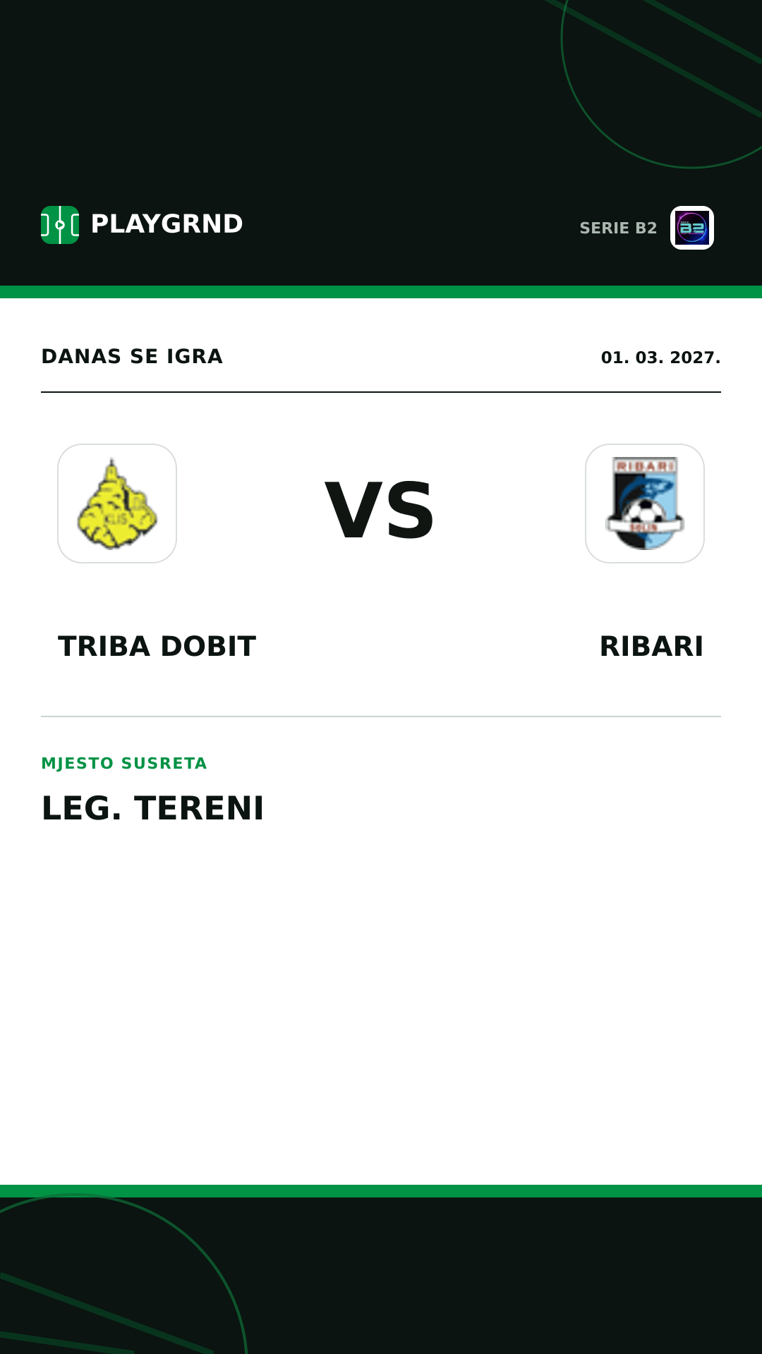 Instagram slika: Triba Dobit vs Ribari