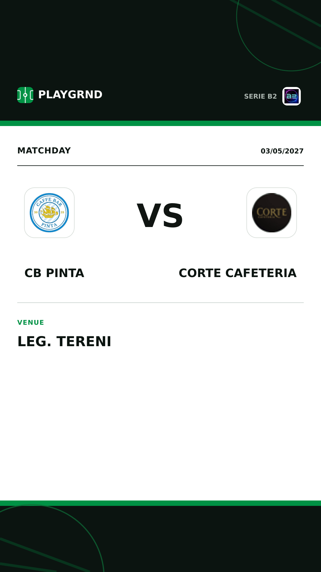 Instagram artwork: CB Pinta vs Corte Cafeteria