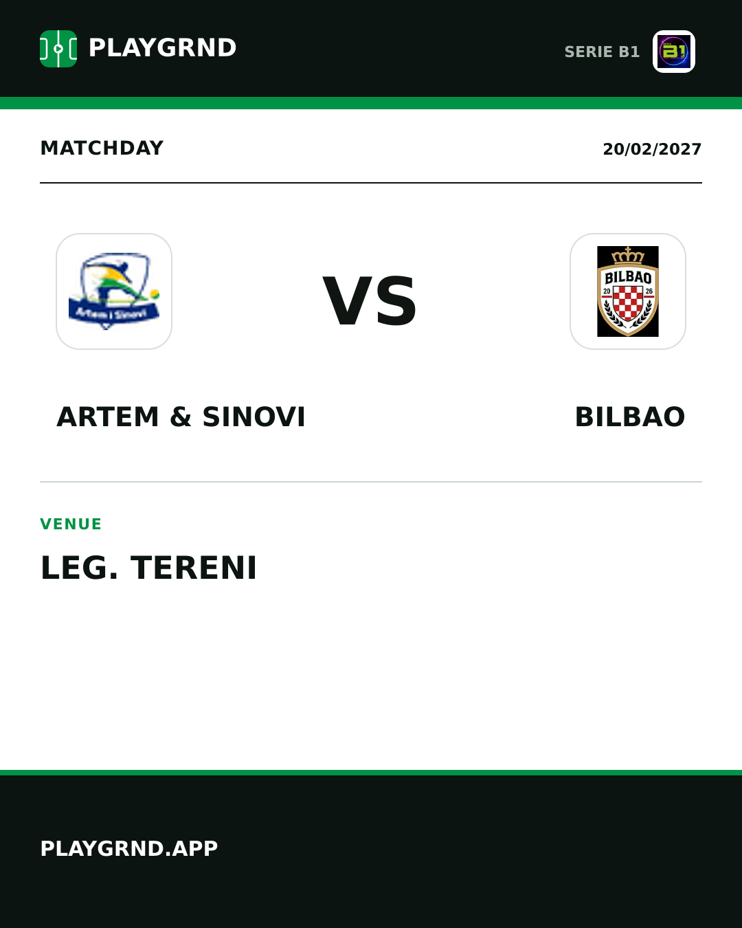 Instagram artwork: Artem & Sinovi vs Bilbao