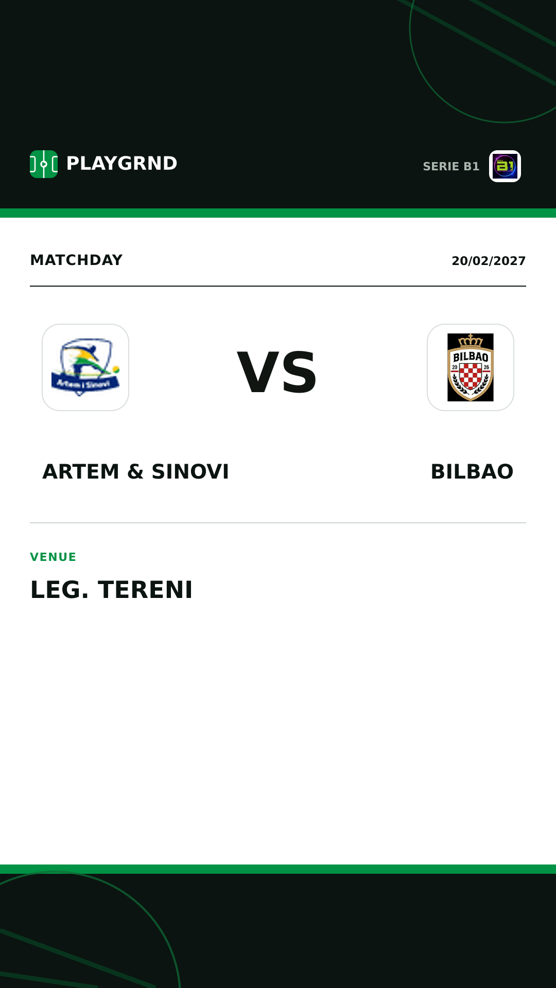 Instagram artwork: Artem & Sinovi vs Bilbao