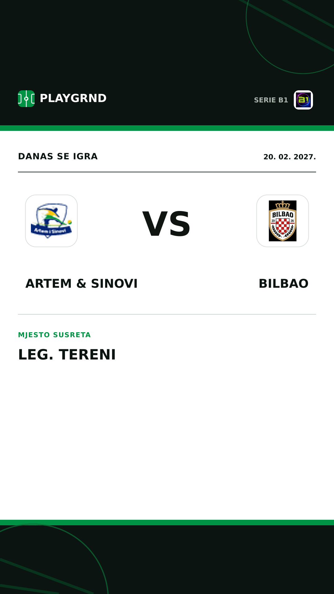 Instagram slika: Artem & Sinovi vs Bilbao