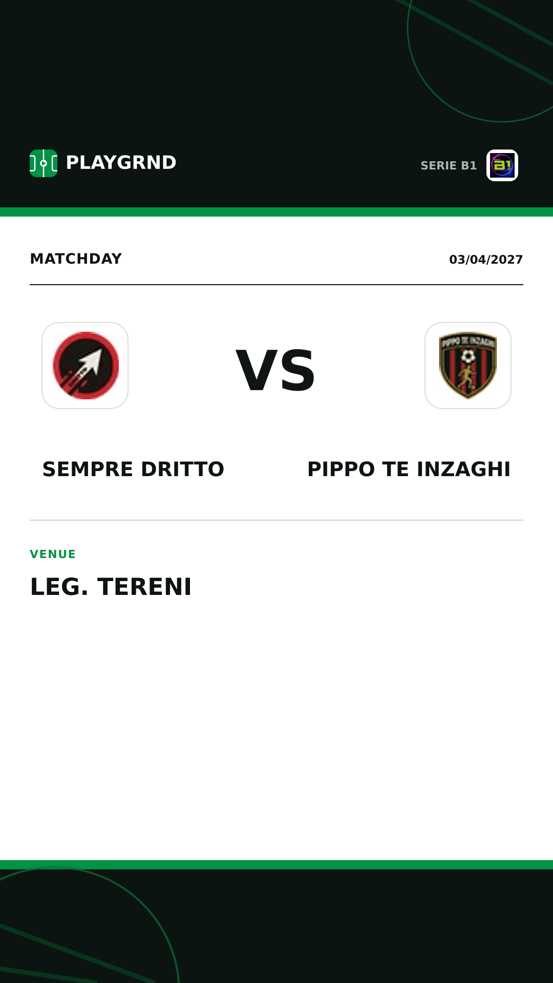 Instagram artwork: Sempre Dritto vs Pippo TE Inzaghi