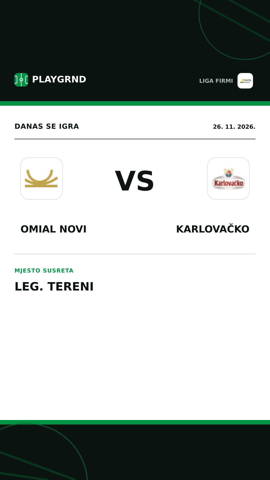 Instagram slika: Omial Novi vs Karlovačko
