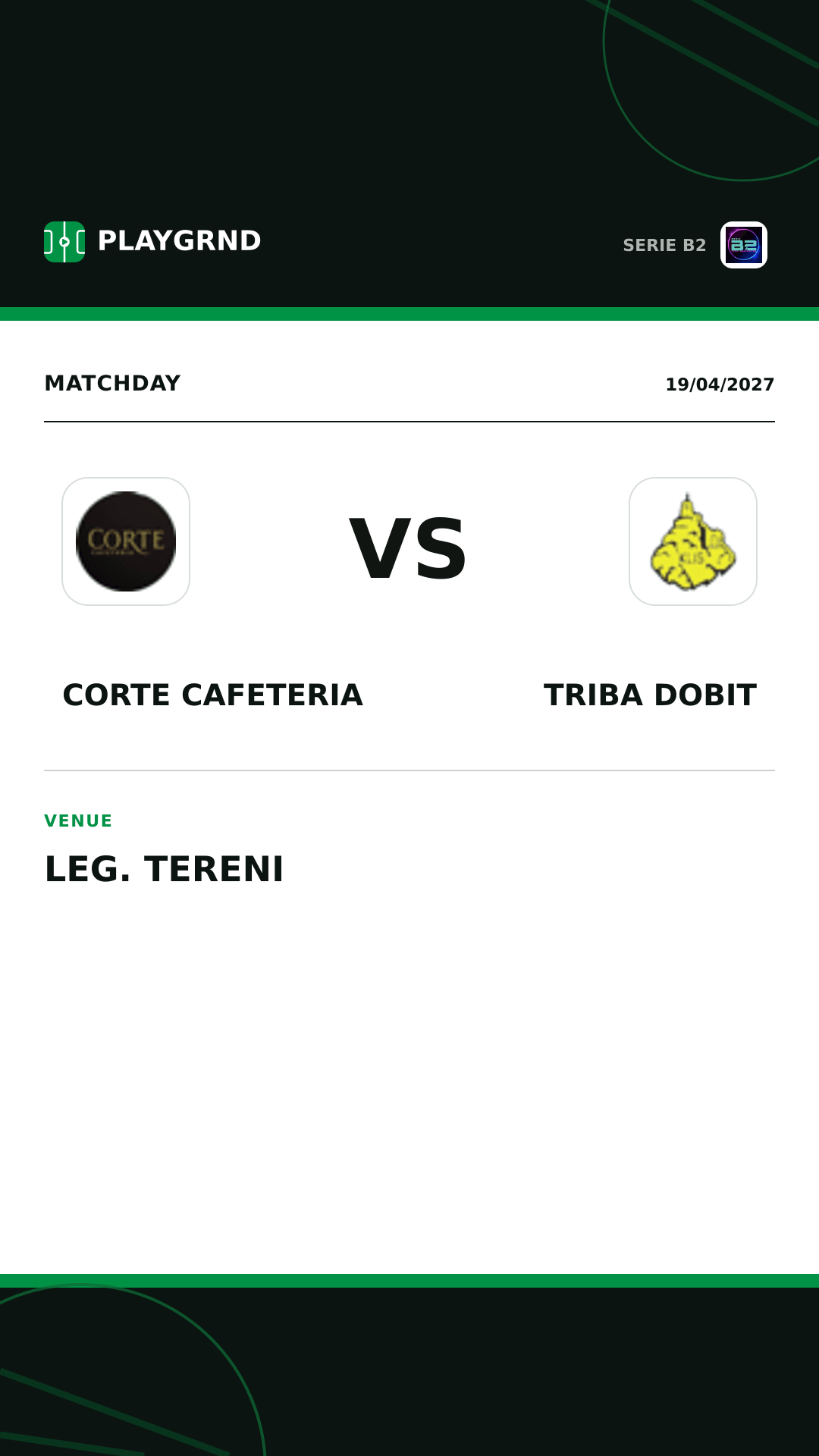 Instagram artwork: Corte Cafeteria vs Triba Dobit