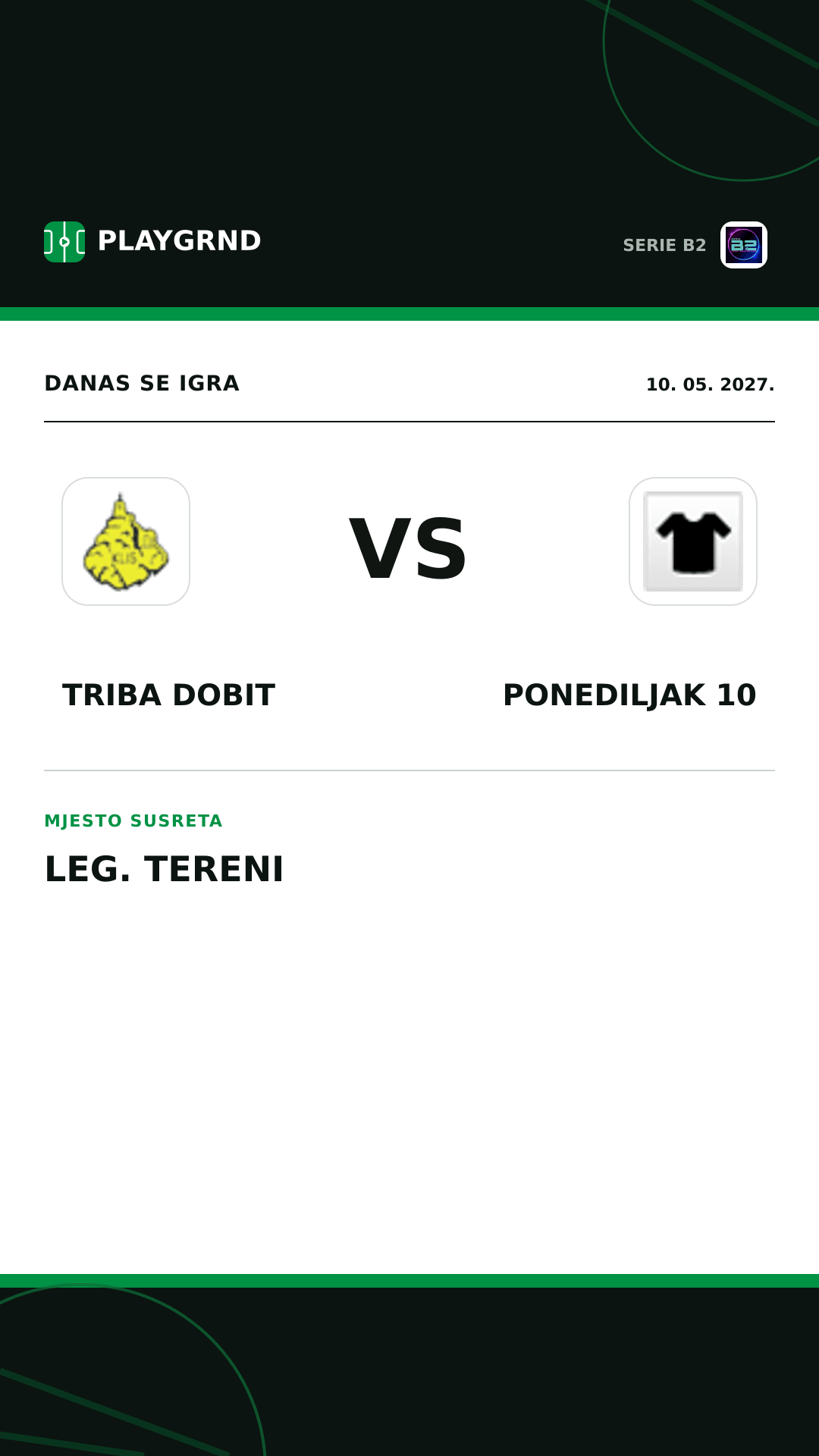 Instagram slika: Triba Dobit vs Ponediljak 10