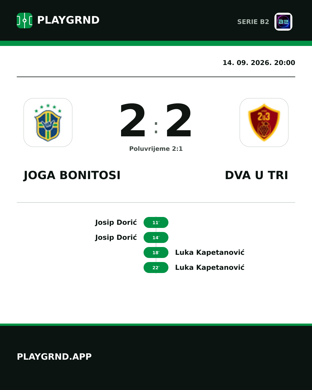 Instagram slika: Joga Bonitosi 2:2 Dva U Tri