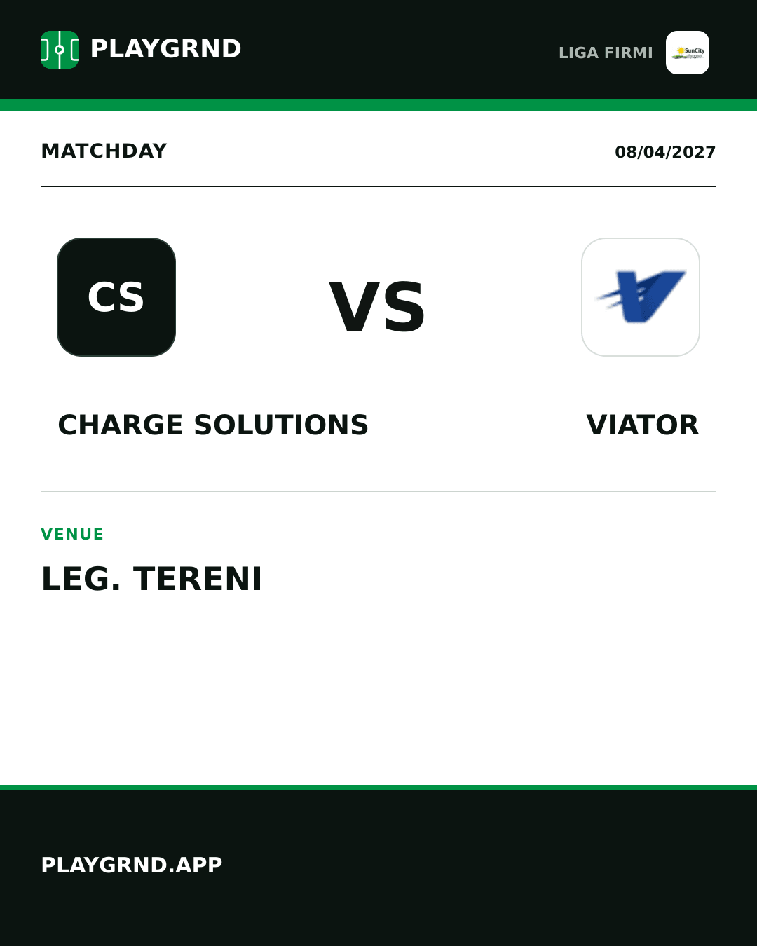 Instagram artwork: Charge Solutions vs Viator