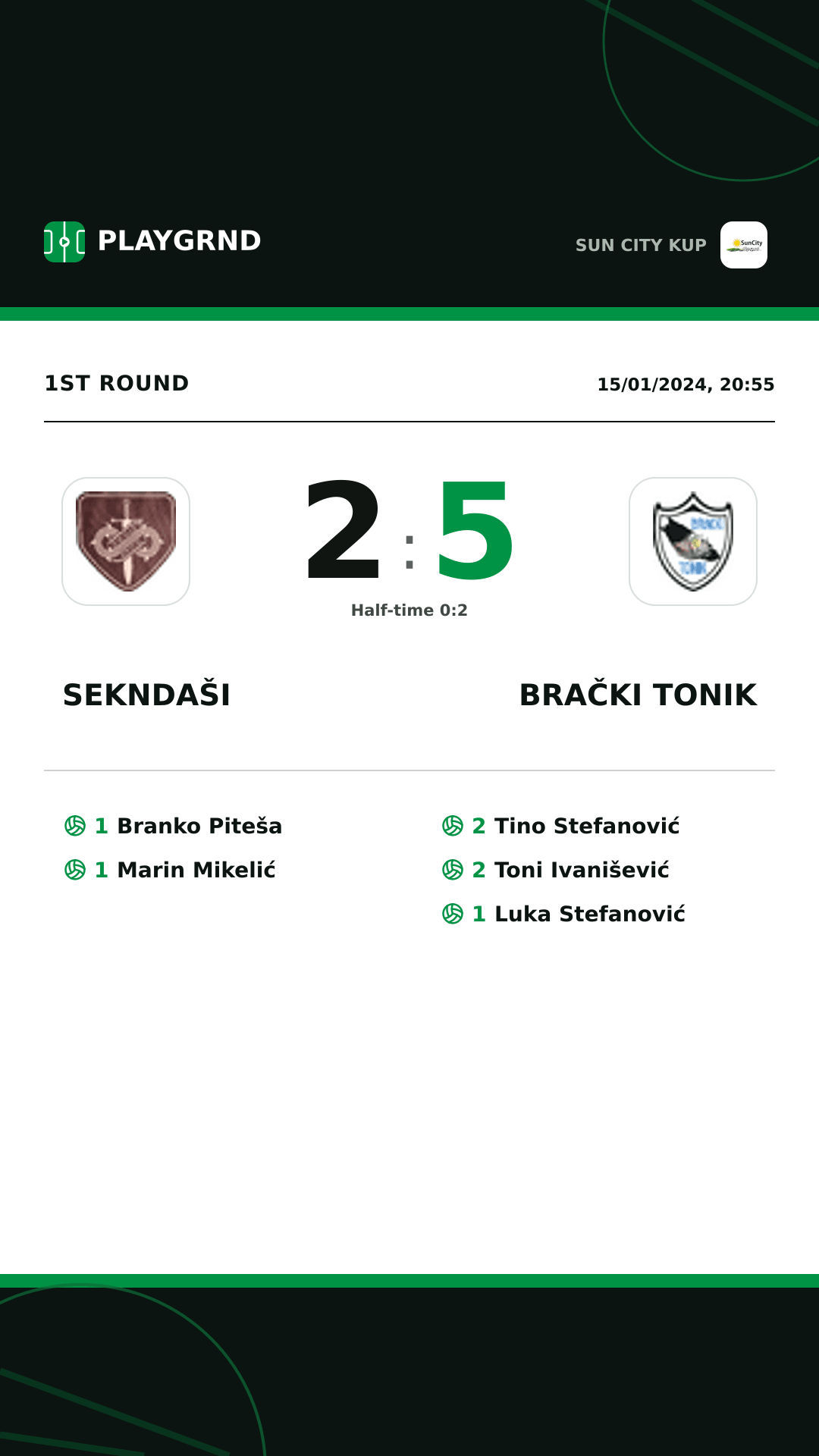 Instagram artwork: Sekndaši 2:5 Brački Tonik