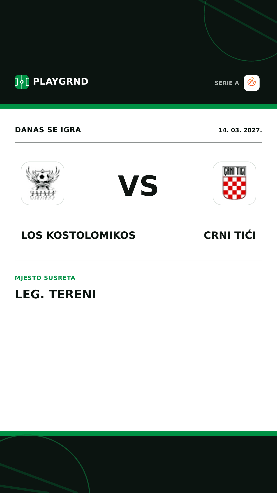 Instagram slika: Los Kostolomikos vs Crni Tići