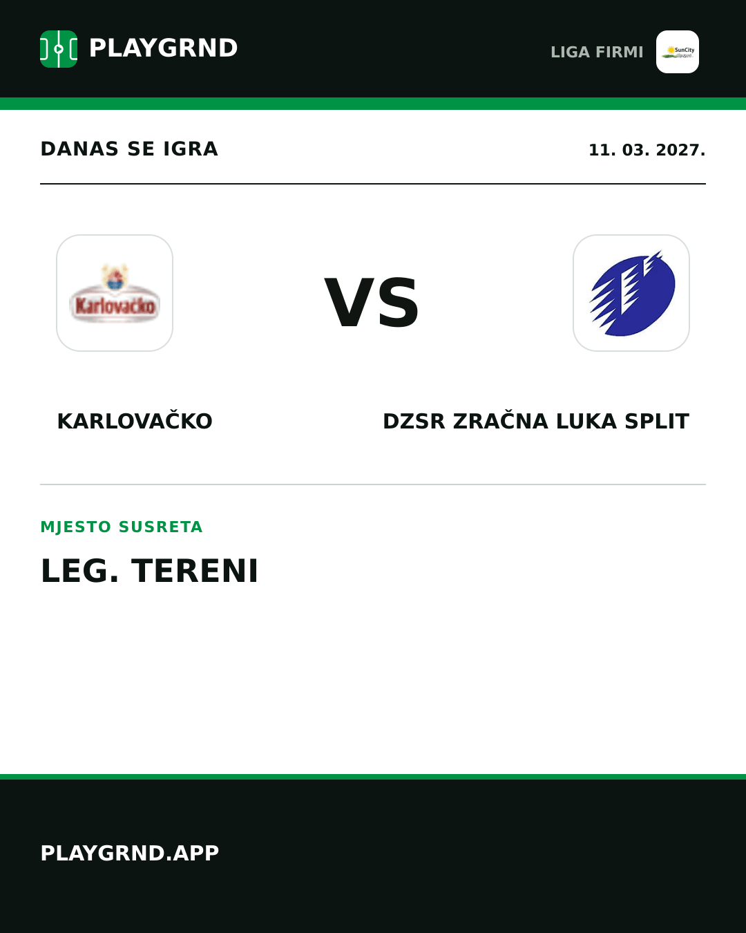 Instagram slika: Karlovačko vs DZSR Zračna Luka Split