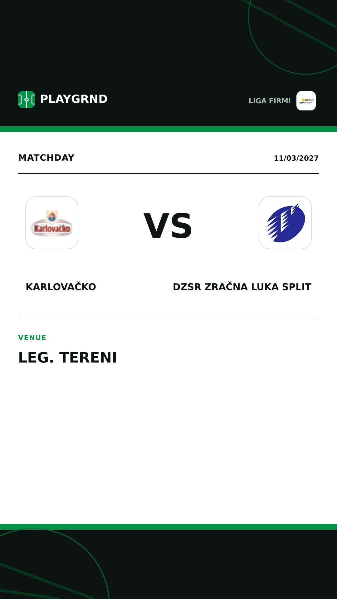 Instagram artwork: Karlovačko vs DZSR Zračna Luka Split