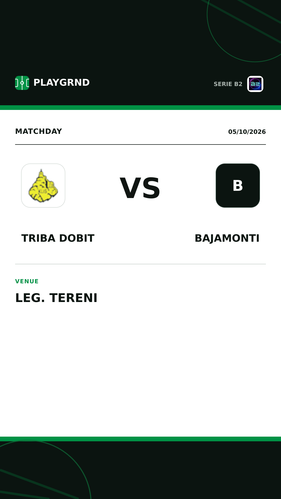 Instagram artwork: Triba Dobit vs Bajamonti