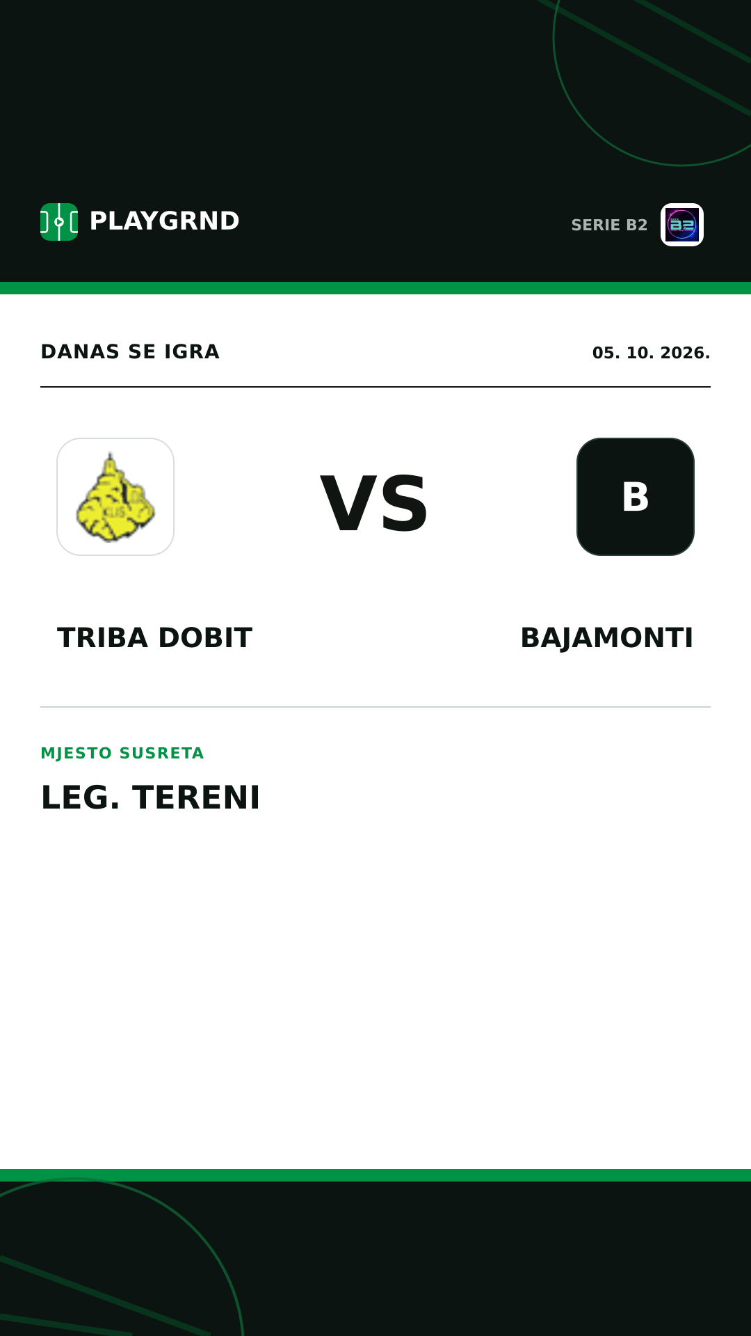 Instagram slika: Triba Dobit vs Bajamonti
