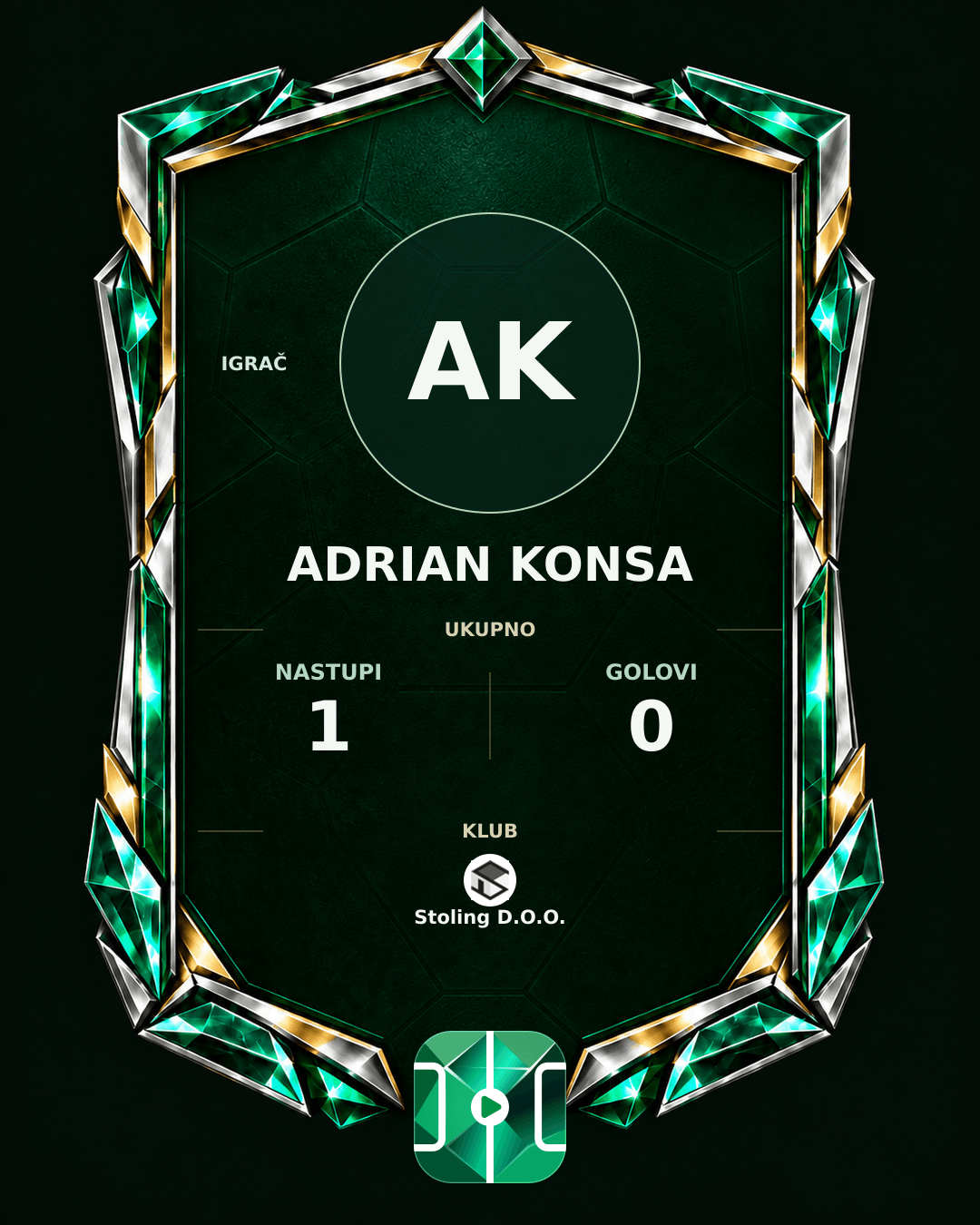 PLAYGRND grafika profila Adrian Konsa