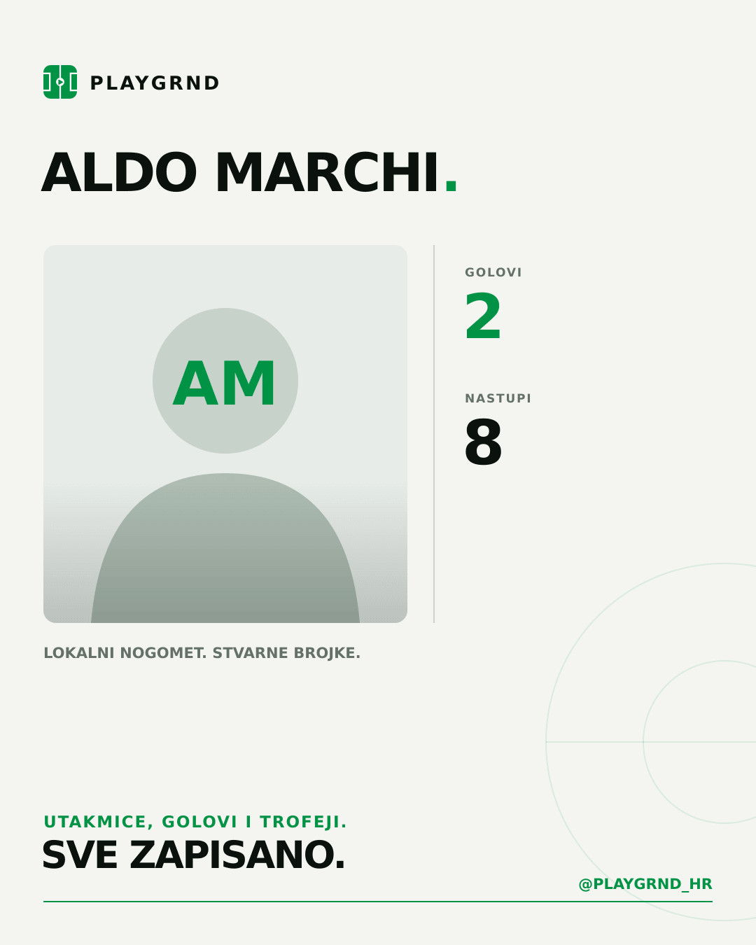PLAYGRND grafika profila Aldo Marchi