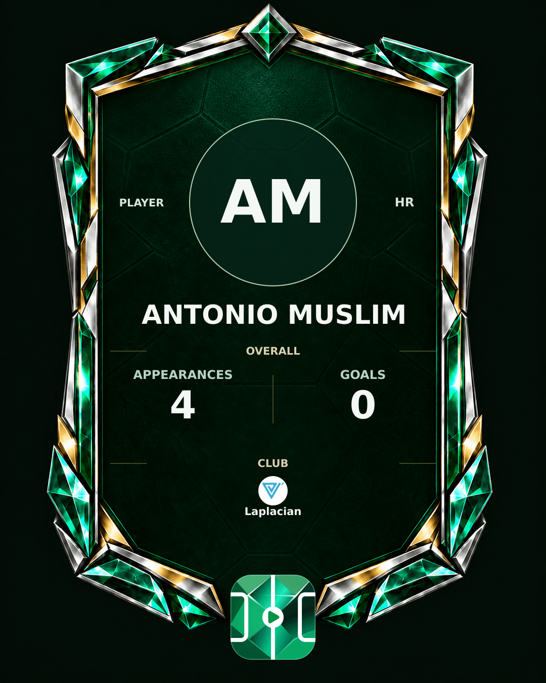 Antonio Muslim's PLAYGRND profile graphic