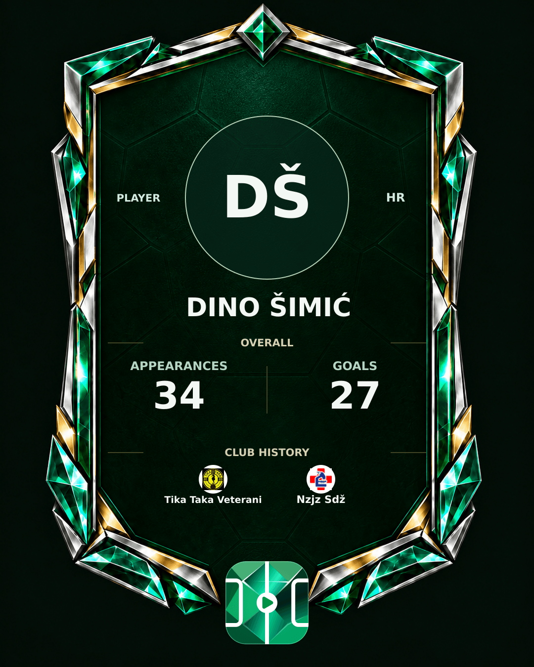 Dino Simić's PLAYGRND profile graphic