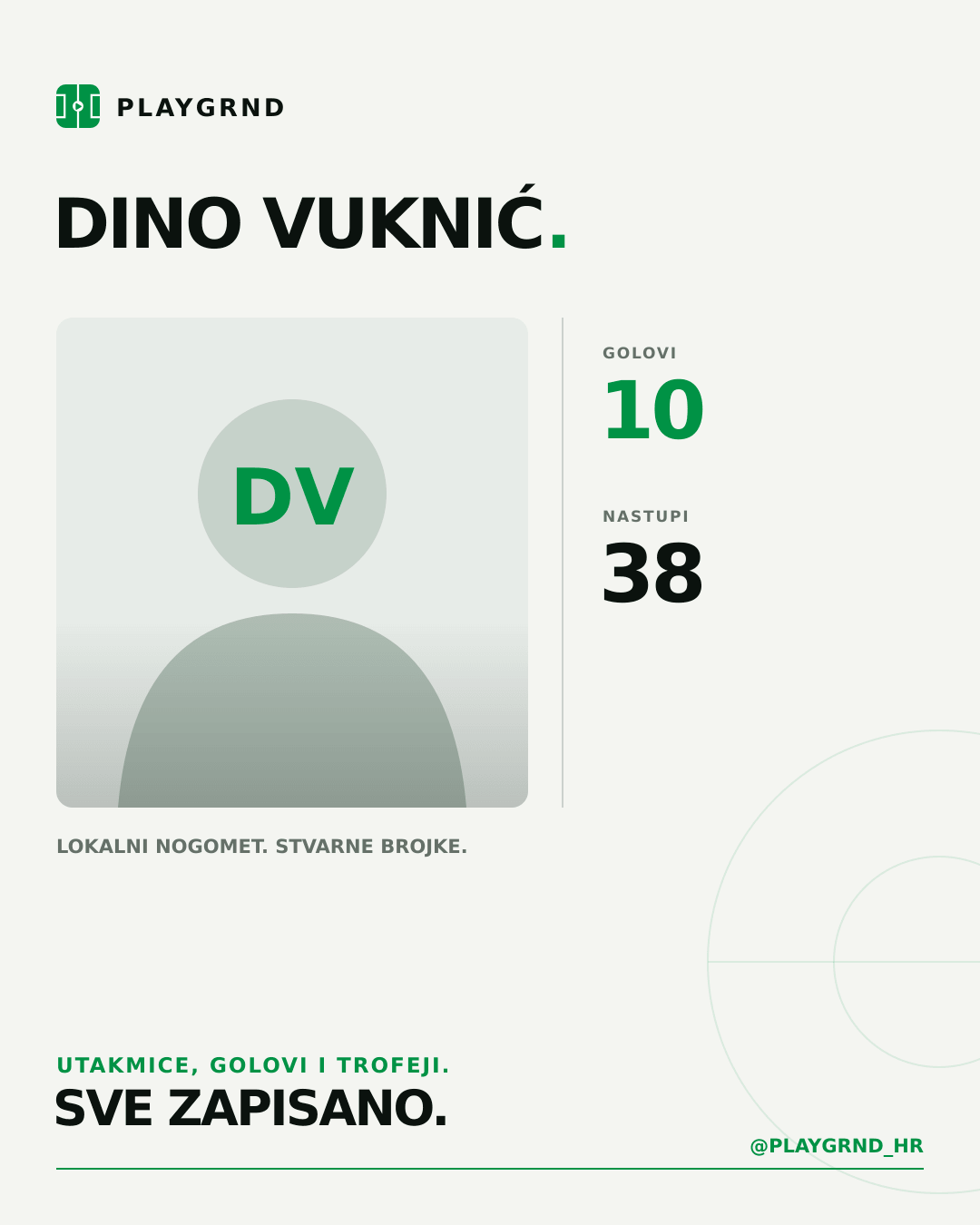 PLAYGRND grafika profila Dino Vuknić