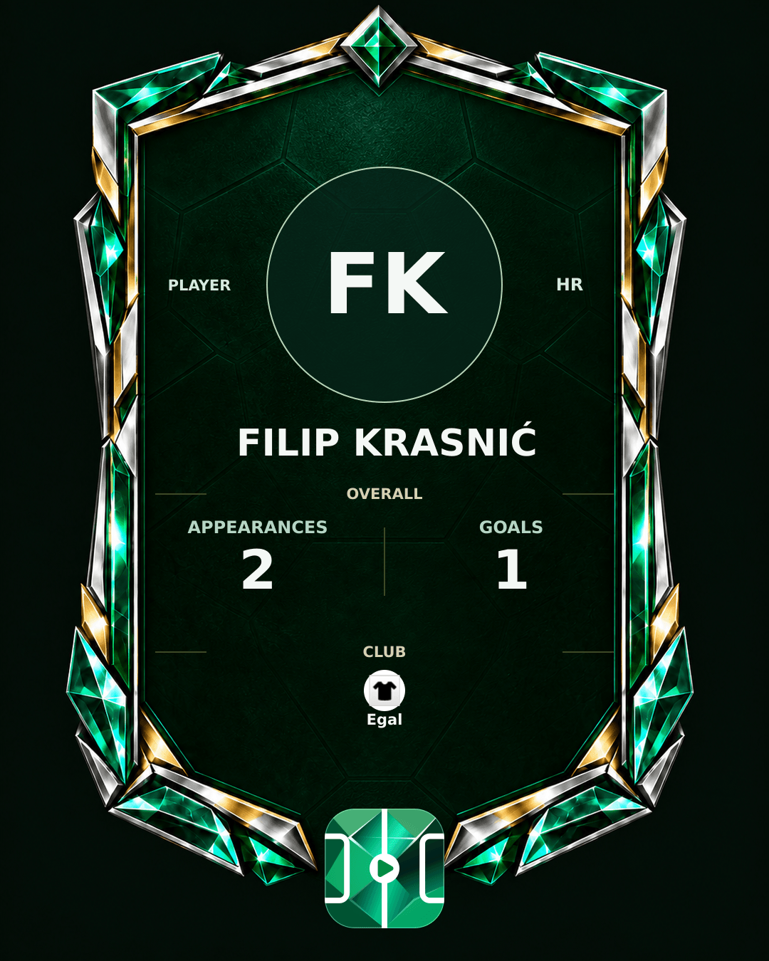 Filip Krasnić's PLAYGRND profile graphic