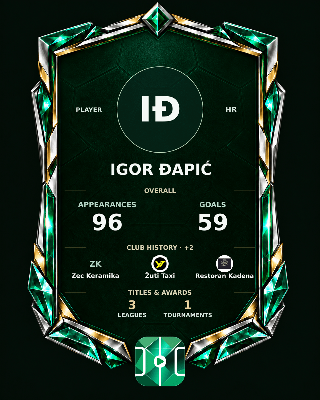 Igor Đapić's PLAYGRND profile graphic