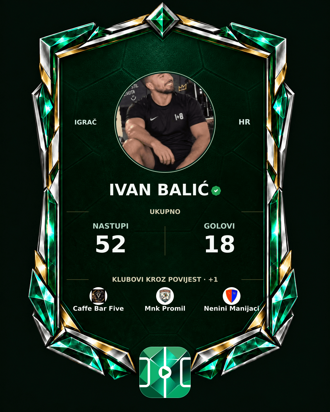 PLAYGRND grafika profila Ivan Balić