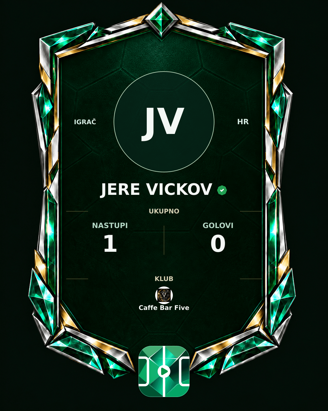 PLAYGRND grafika profila Jere Vickov