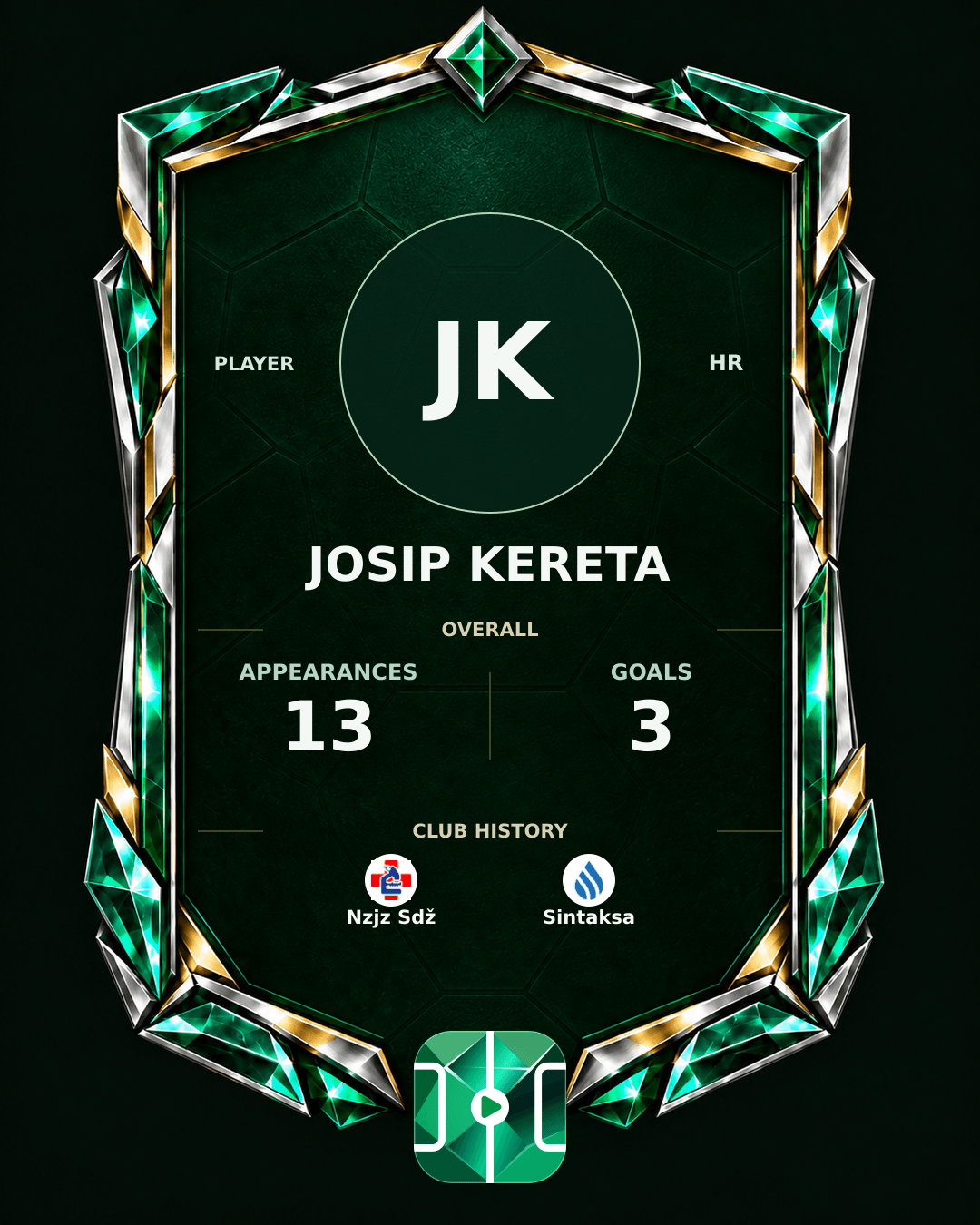 Josip Kereta's PLAYGRND profile graphic