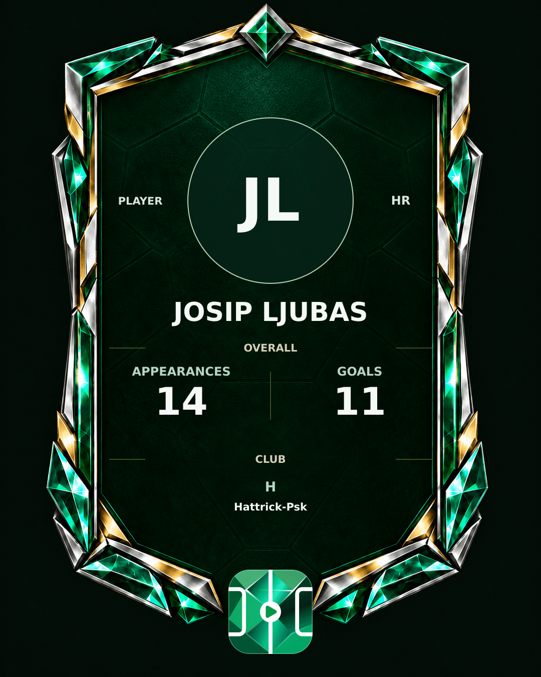 Josip Ljubas's PLAYGRND profile graphic