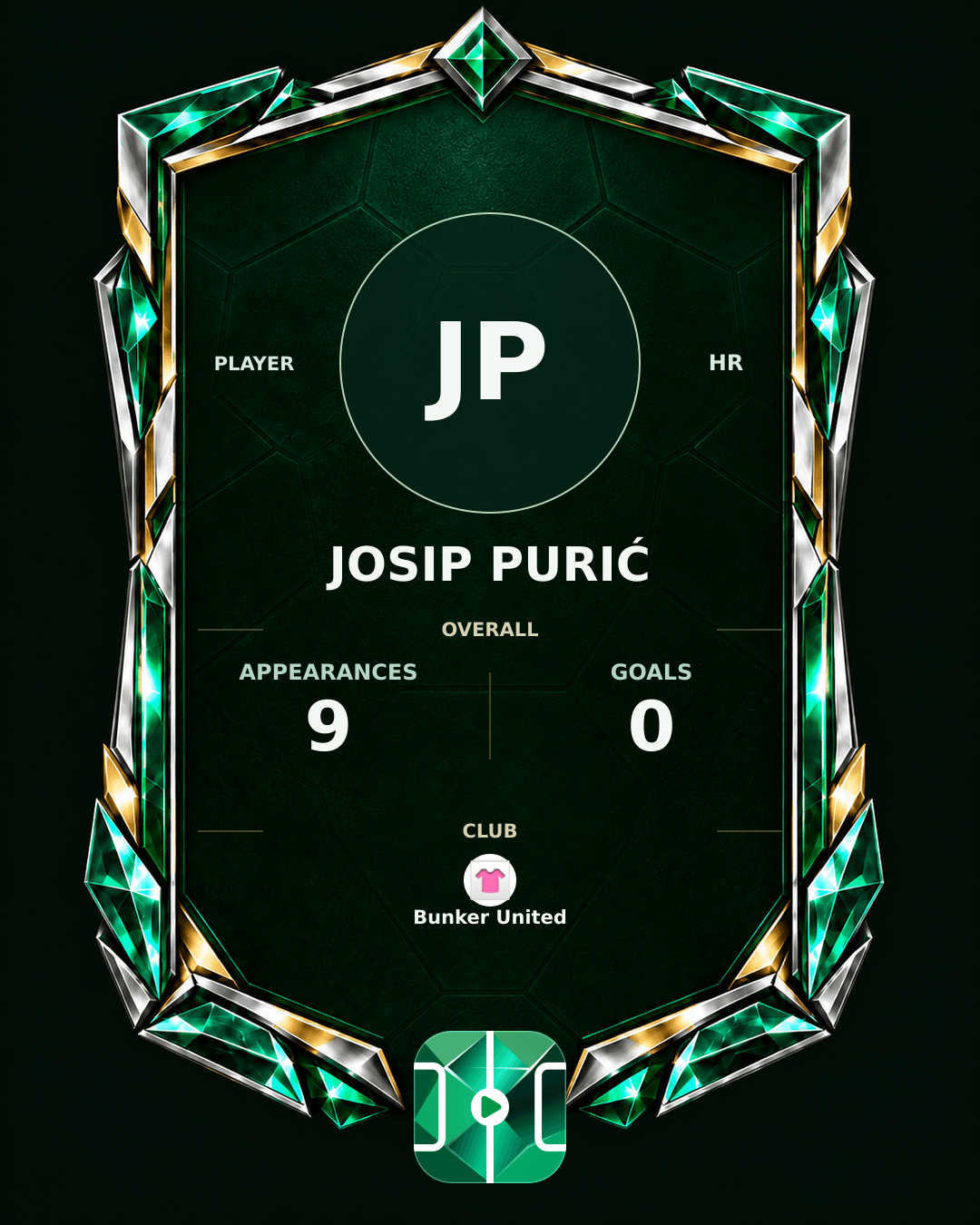 Josip Purić's PLAYGRND profile graphic