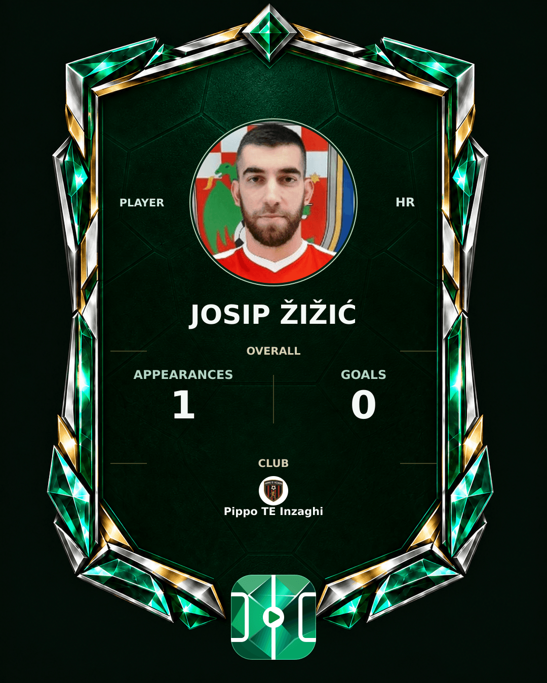 Josip Žižić's PLAYGRND profile graphic