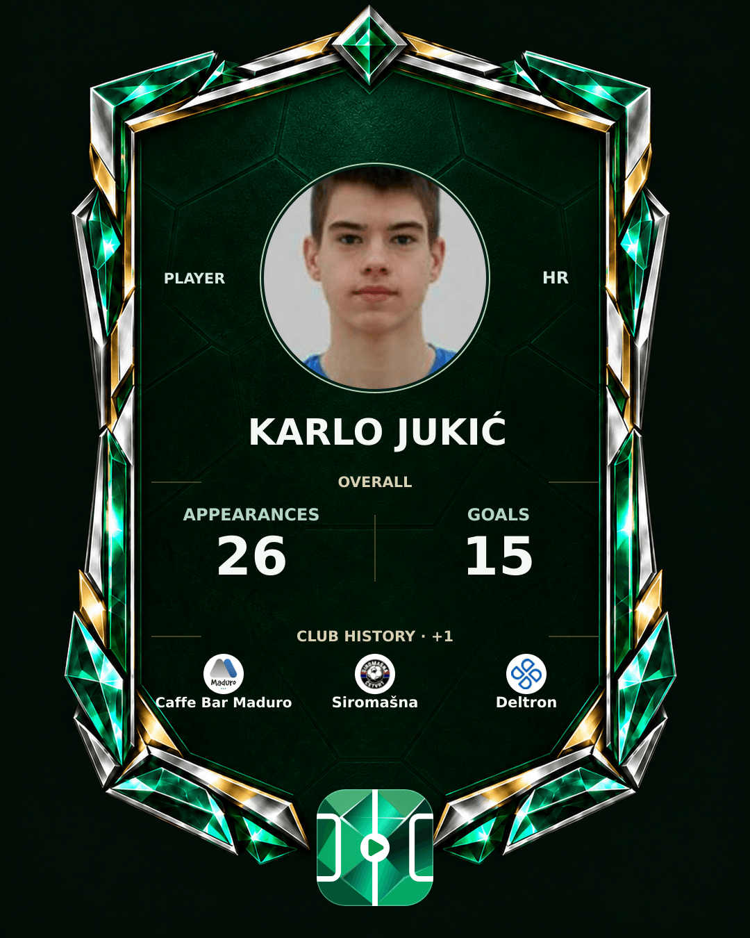 Karlo Jukić's PLAYGRND profile graphic