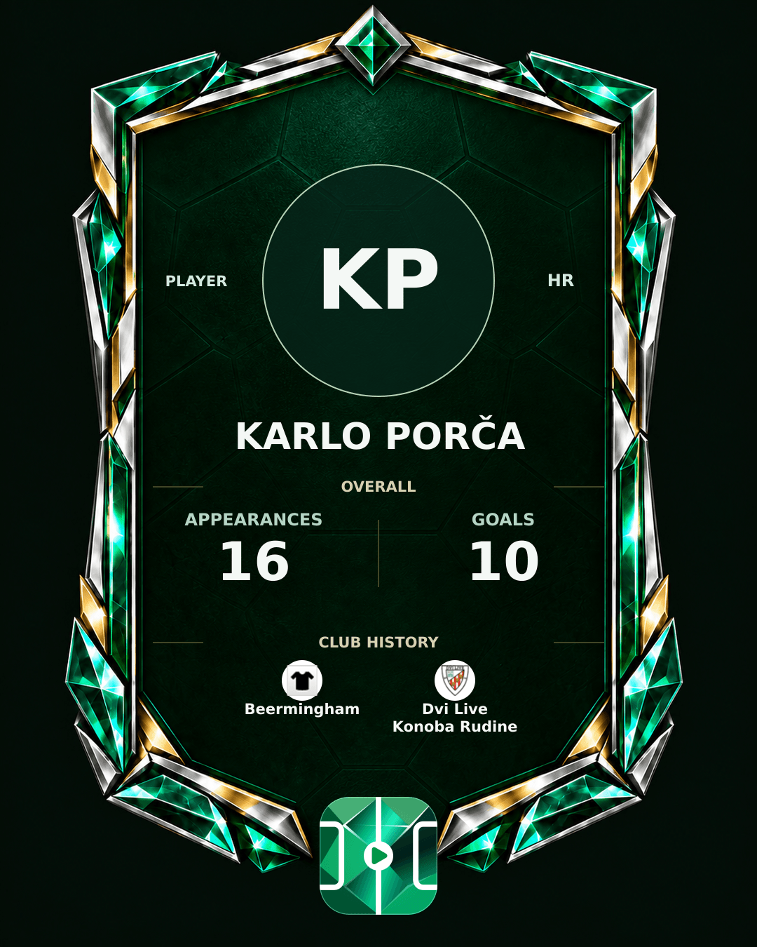 Karlo Porča's PLAYGRND profile graphic